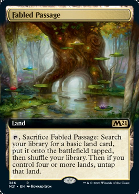 Fabled Passage (Extended Art) [Core Set 2021] | Enigma On Main