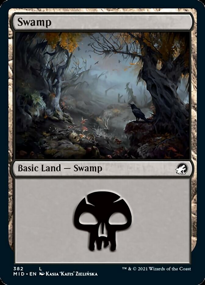 Swamp (382) [Innistrad: Midnight Hunt] | Enigma On Main