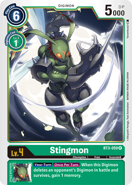 Stingmon [BT3-050] [Release Special Booster Ver.1.5] | Enigma On Main