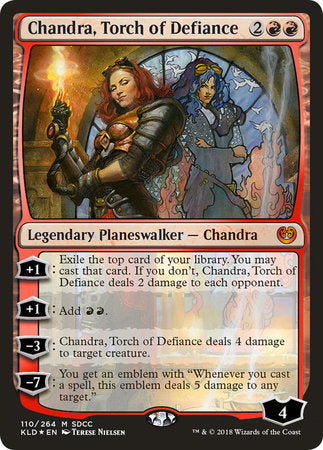 Chandra, Torch of Defiance (SDCC 2018 EXCLUSIVE) [San Diego Comic-Con 2018] | Enigma On Main