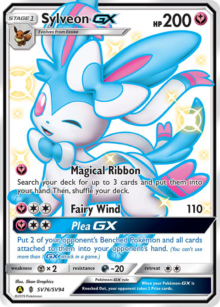 Sylveon GX (SV76/SV94) [Sun & Moon: Hidden Fates - Shiny Vault] | Enigma On Main