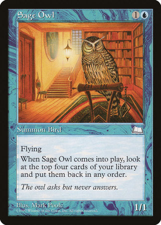 Sage Owl [Weatherlight] | Enigma On Main