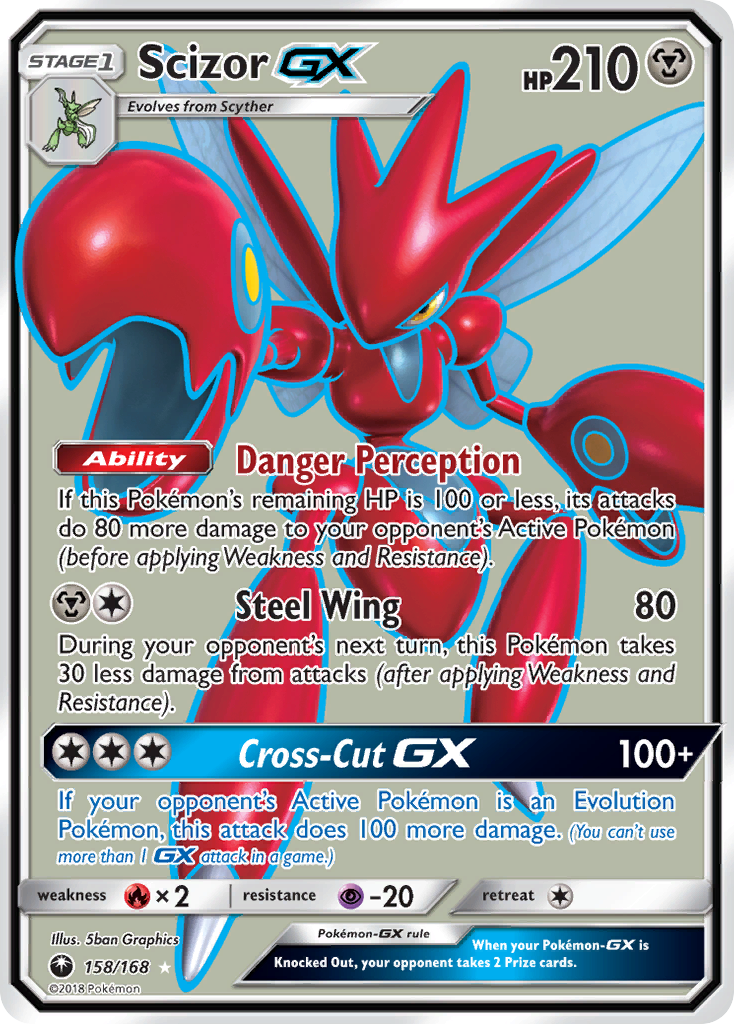 Scizor GX (158/168) [Sun & Moon: Celestial Storm] | Enigma On Main