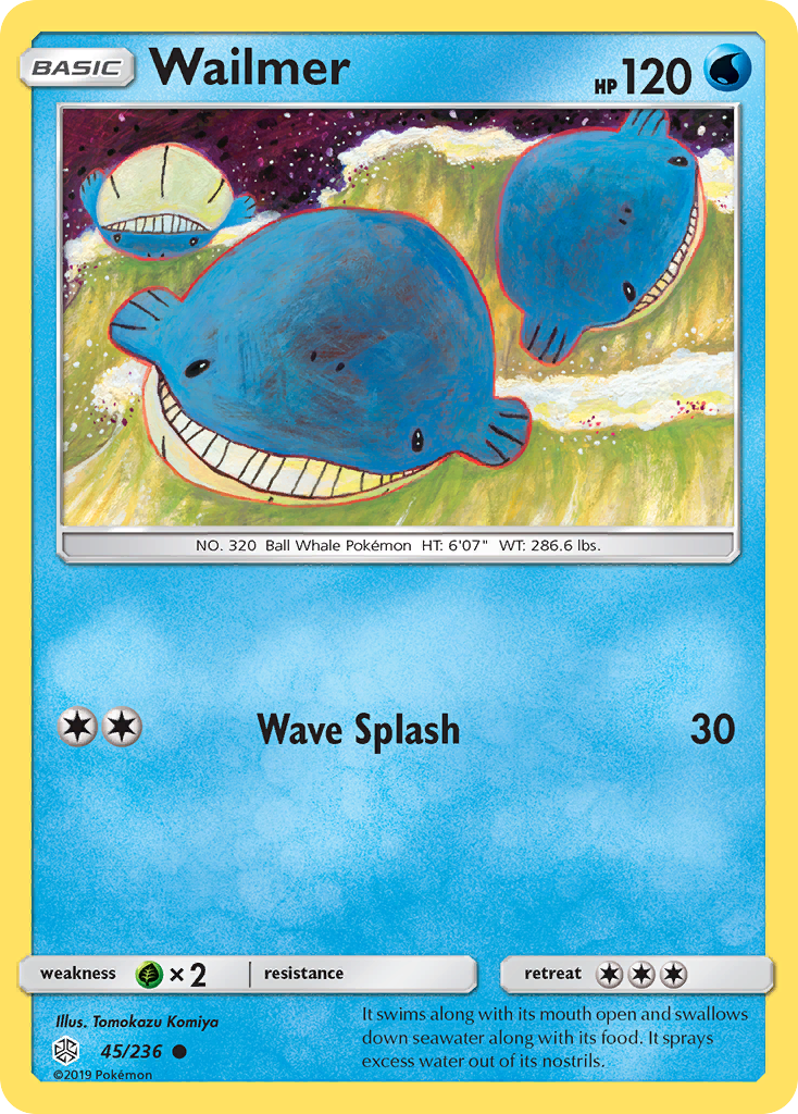 Wailmer (45/236) [Sun & Moon: Cosmic Eclipse] | Enigma On Main