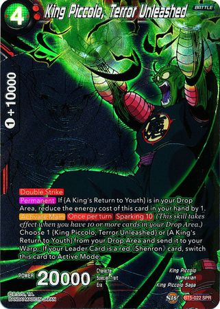 King Piccolo, Terror Unleashed (SPR) (BT5-022) [Miraculous Revival] | Enigma On Main