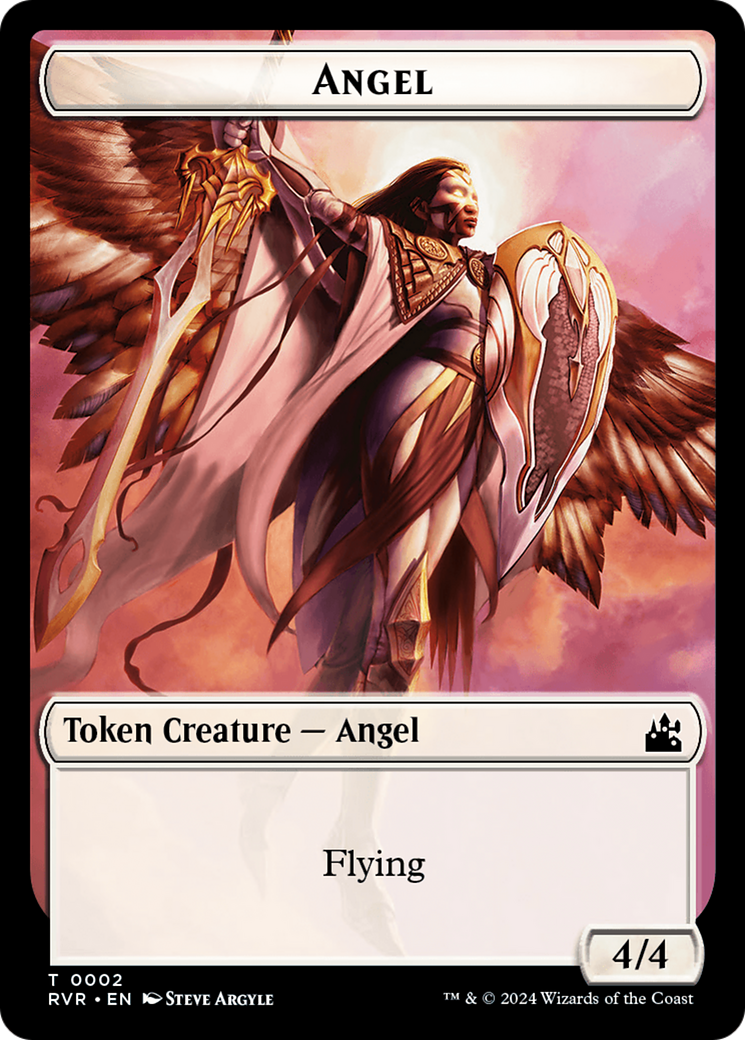 Angel Token (0002) [Ravnica Remastered Tokens] | Enigma On Main