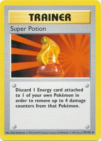 Super Potion (90/102) [Base Set Shadowless Unlimited] | Enigma On Main
