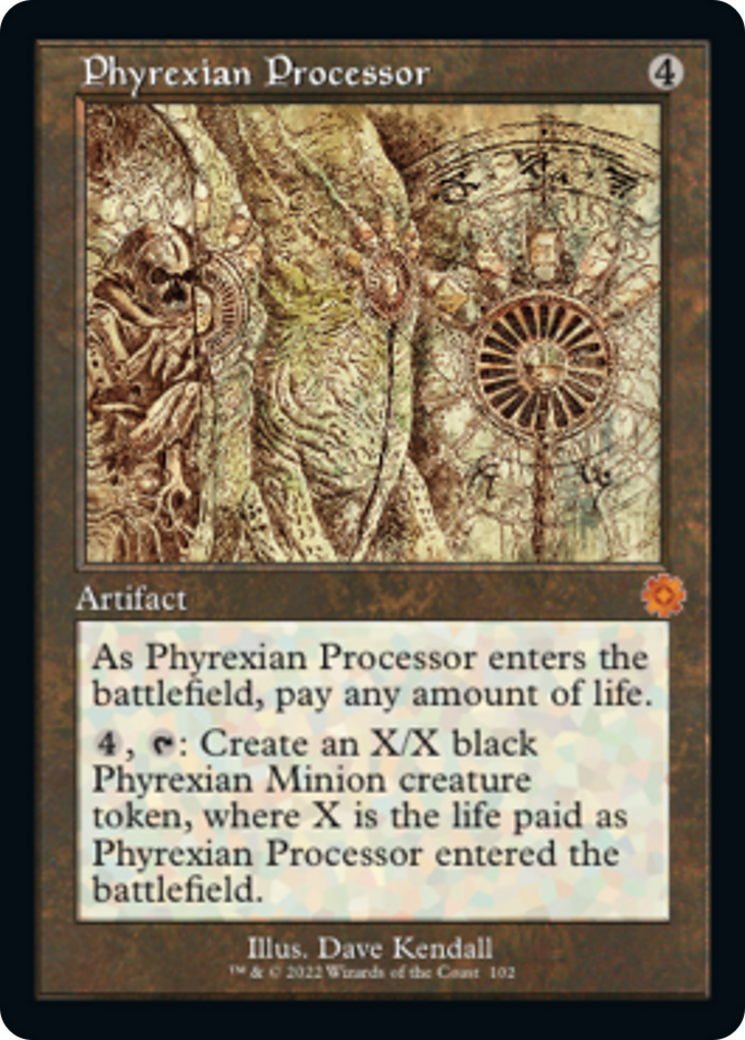 Phyrexian Processor (Retro Schematic) [The Brothers' War Retro Artifacts] | Enigma On Main