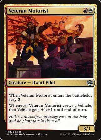 Veteran Motorist [Kaladesh] | Enigma On Main