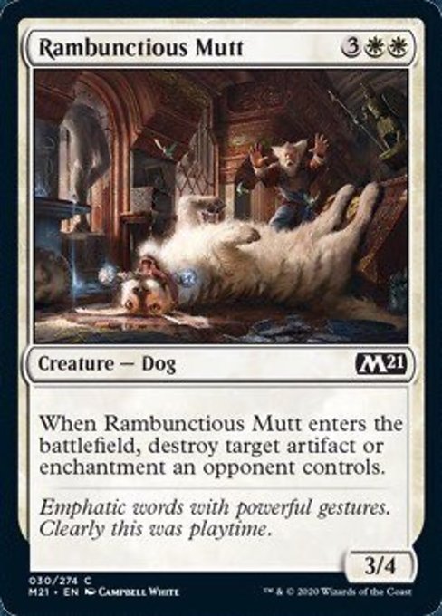 Rambunctious Mutt [Core Set 2021] | Enigma On Main