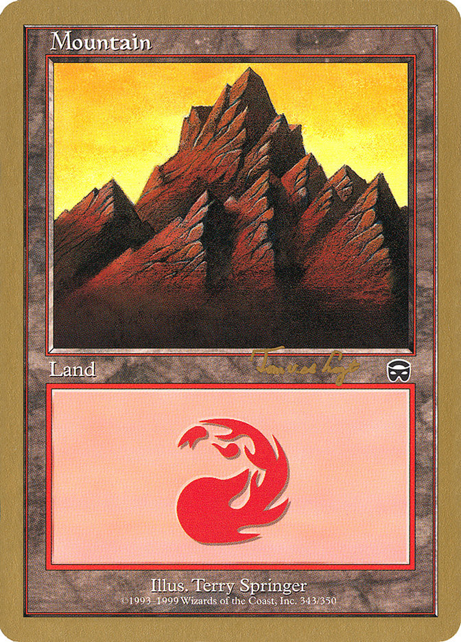 Mountain (343) (Tom van de Logt) [World Championship Decks 2001] | Enigma On Main