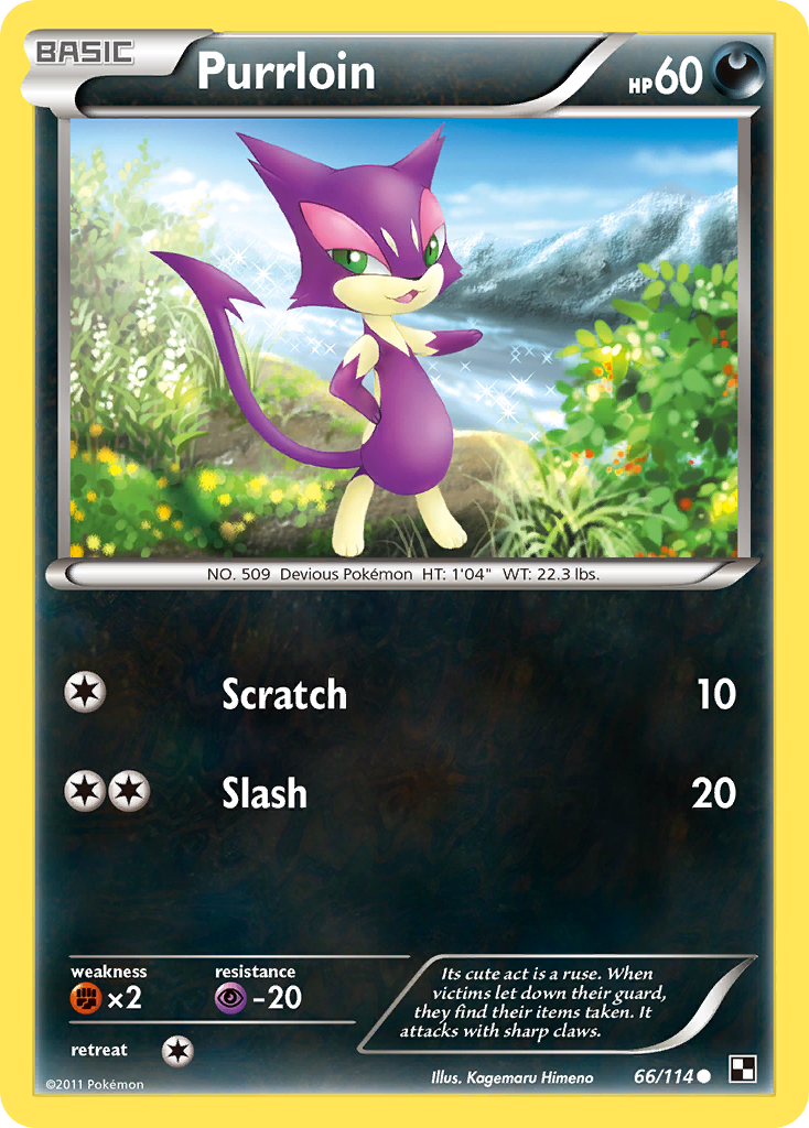 Purrloin (66/114) [Black & White: Base Set] | Enigma On Main