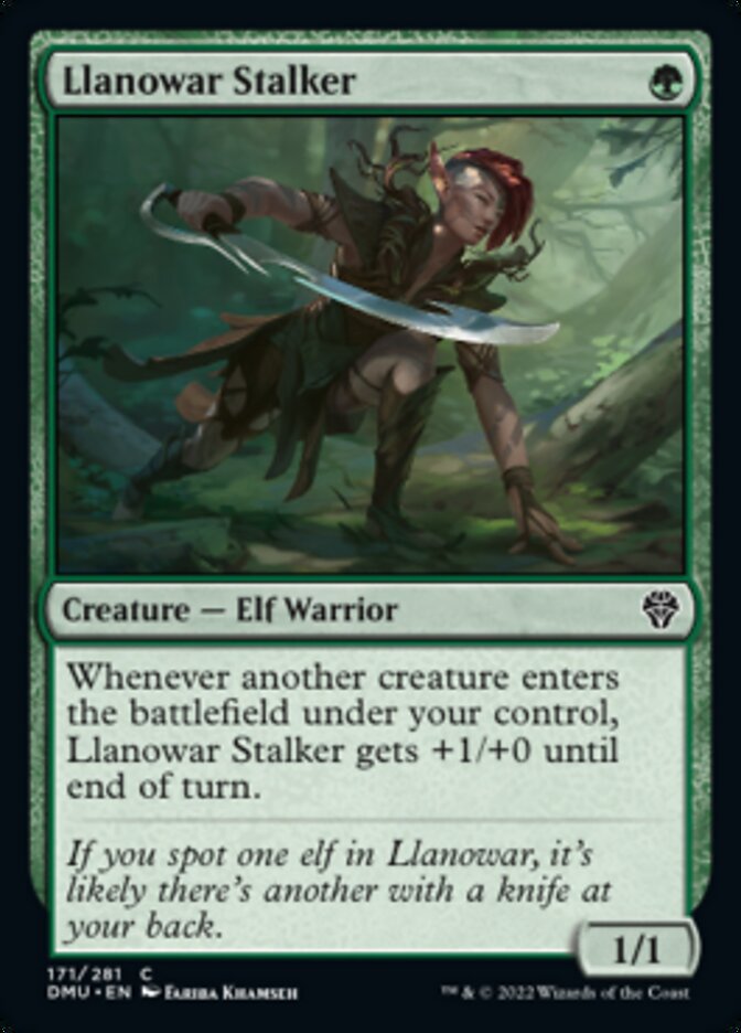 Llanowar Stalker [Dominaria United] | Enigma On Main