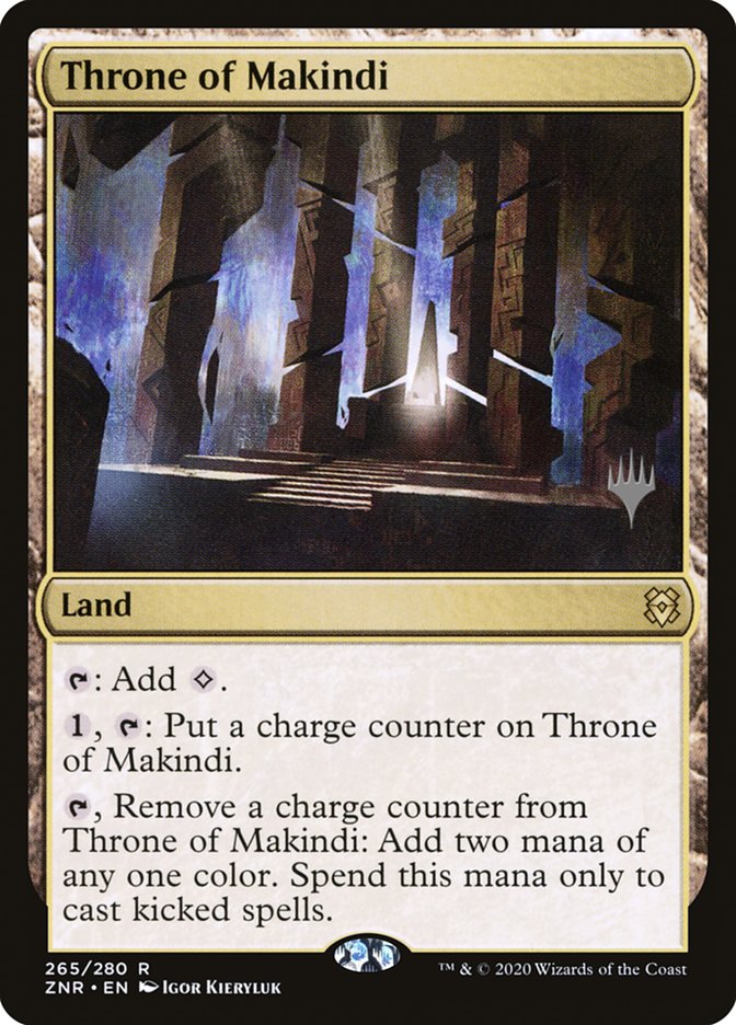 Throne of Makindi (Promo Pack) [Zendikar Rising Promos] | Enigma On Main