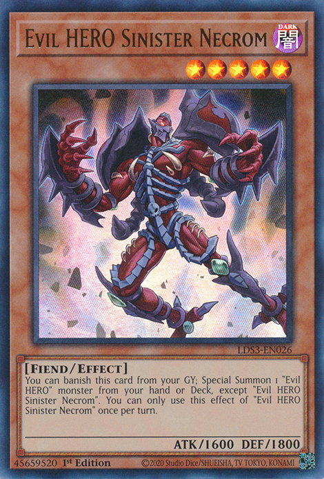 Evil HERO Sinister Necrom [LDS3-EN026] Ultra Rare | Enigma On Main