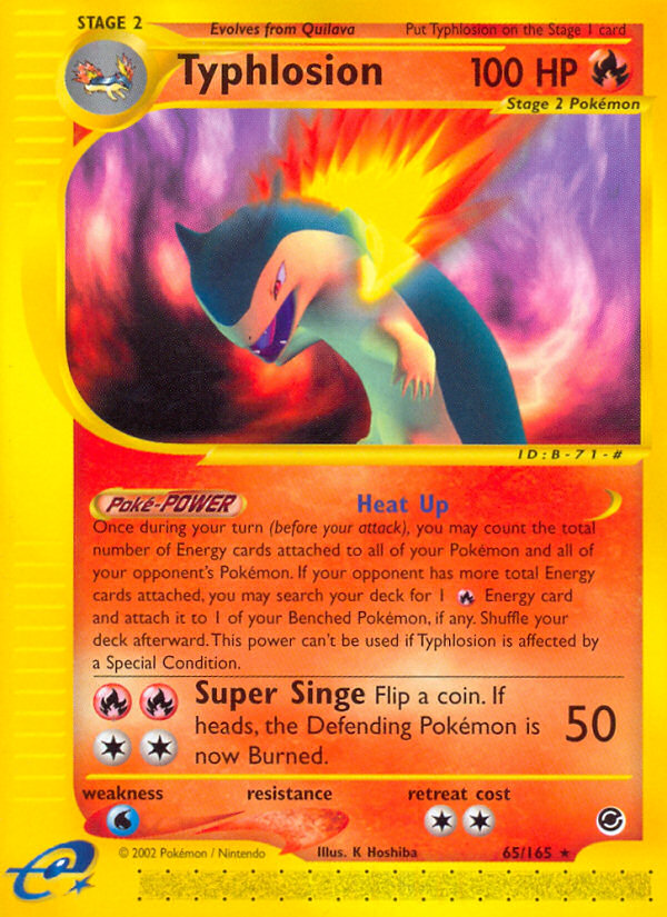 Typhlosion (65/165) [Expedition: Base Set] | Enigma On Main