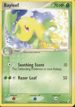 Bayleef (35/115) (Prerelease Promo) [Nintendo: Black Star Promos] | Enigma On Main