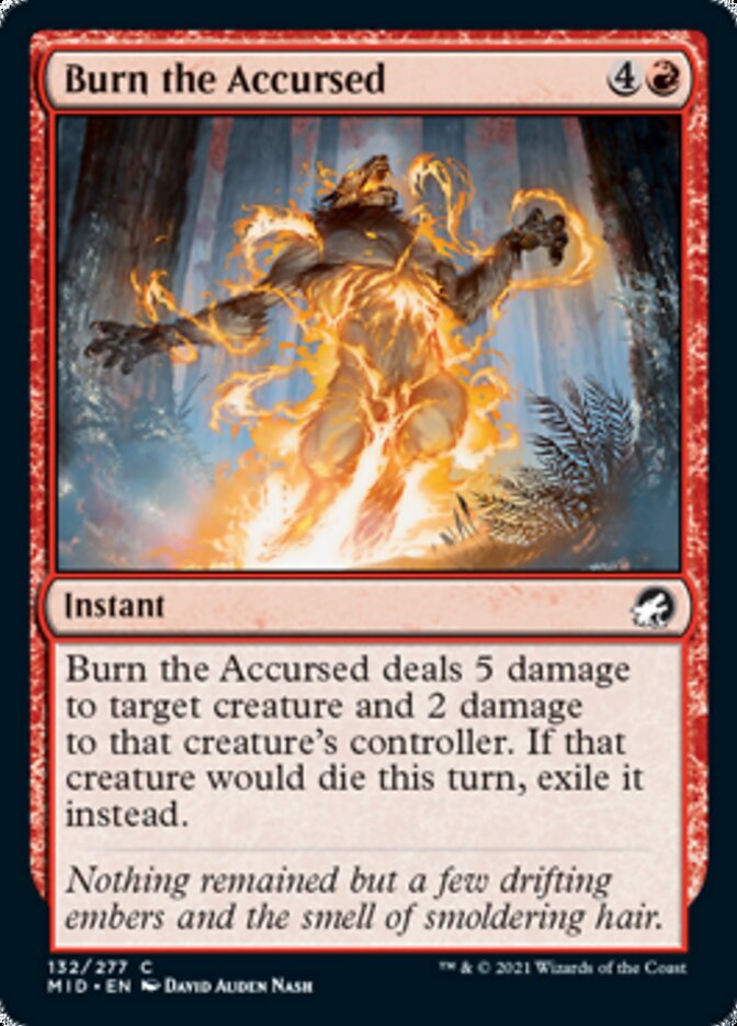 Burn the Accursed [Innistrad: Midnight Hunt] | Enigma On Main