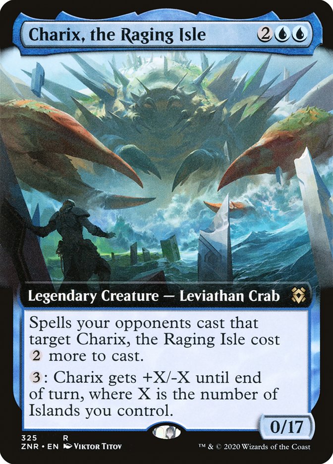 Charix, the Raging Isle (Extended Art) [Zendikar Rising] | Enigma On Main