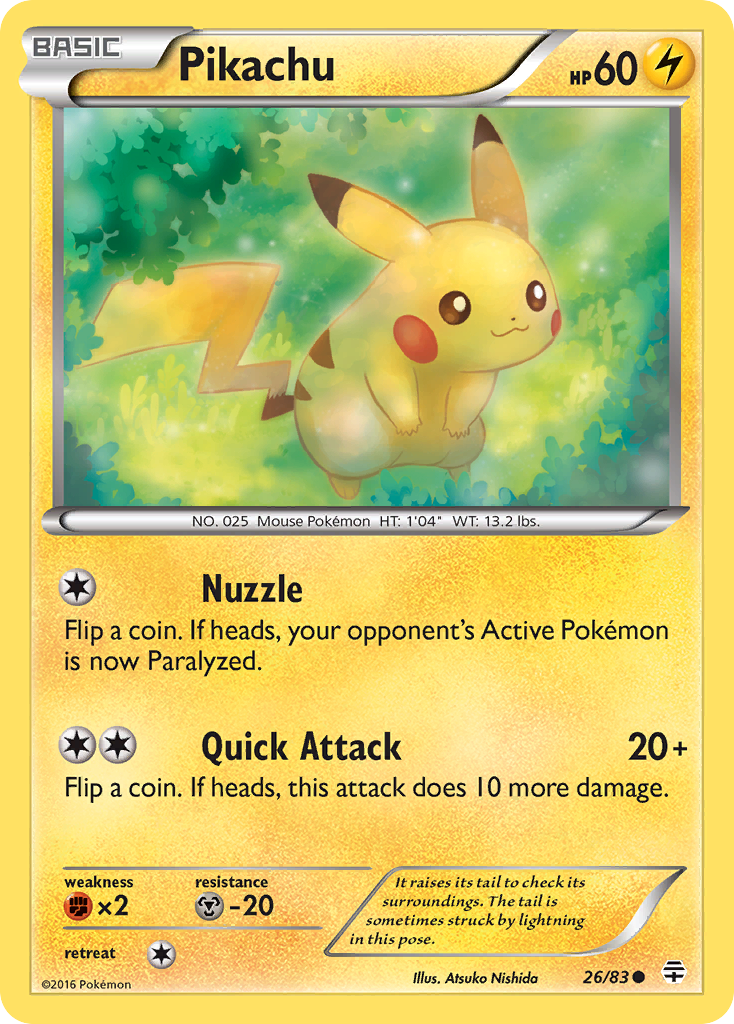 Pikachu (26/83) [XY: Generations] | Enigma On Main