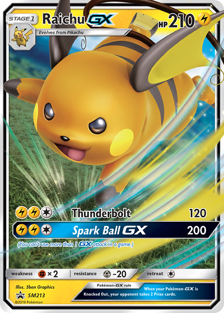 Raichu GX (SM213) [Sun & Moon: Black Star Promos] | Enigma On Main