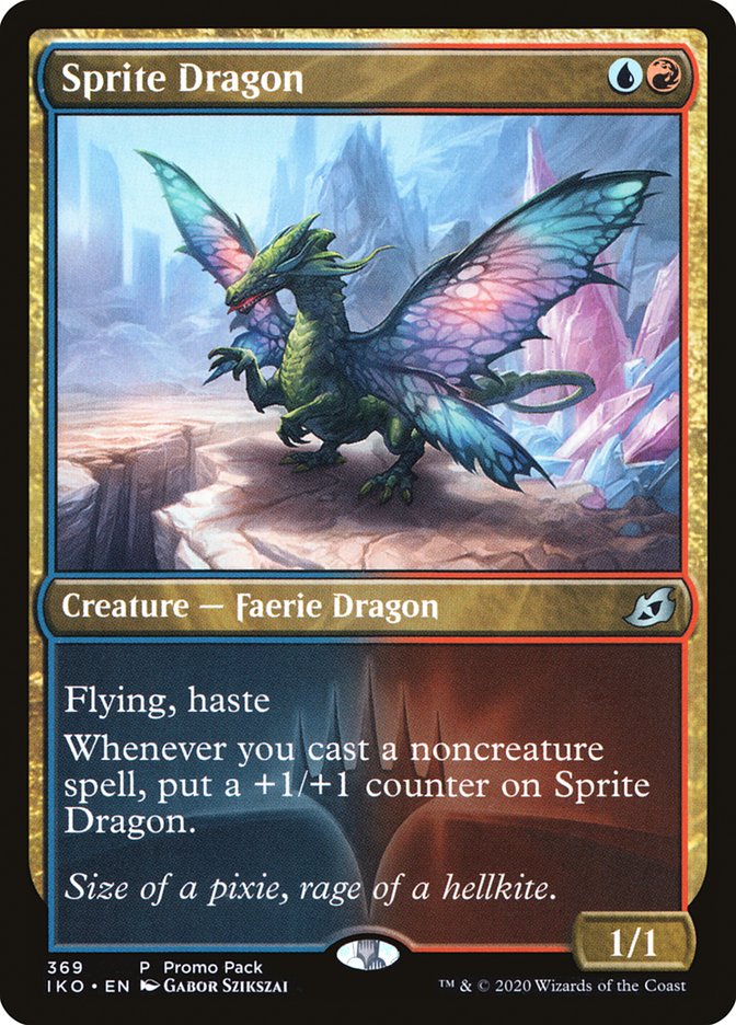 Sprite Dragon (Promo Pack) [Ikoria: Lair of Behemoths Promos] | Enigma On Main