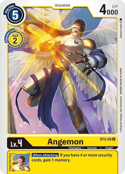 Angemon [ST3-05] [Starter Deck: Heaven's Yellow] | Enigma On Main