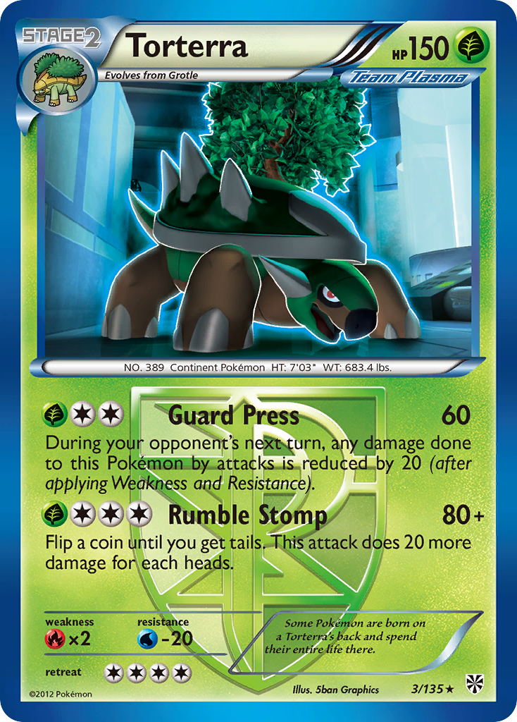 Torterra (3/135) [Black & White: Plasma Storm] | Enigma On Main