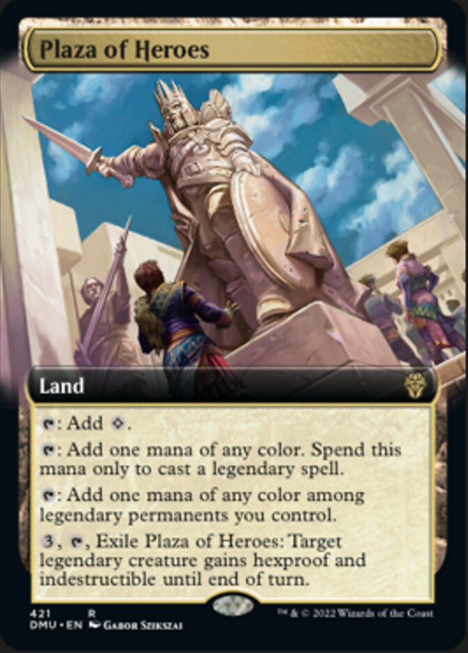 Plaza of Heroes (Extended Art) [Dominaria United] | Enigma On Main