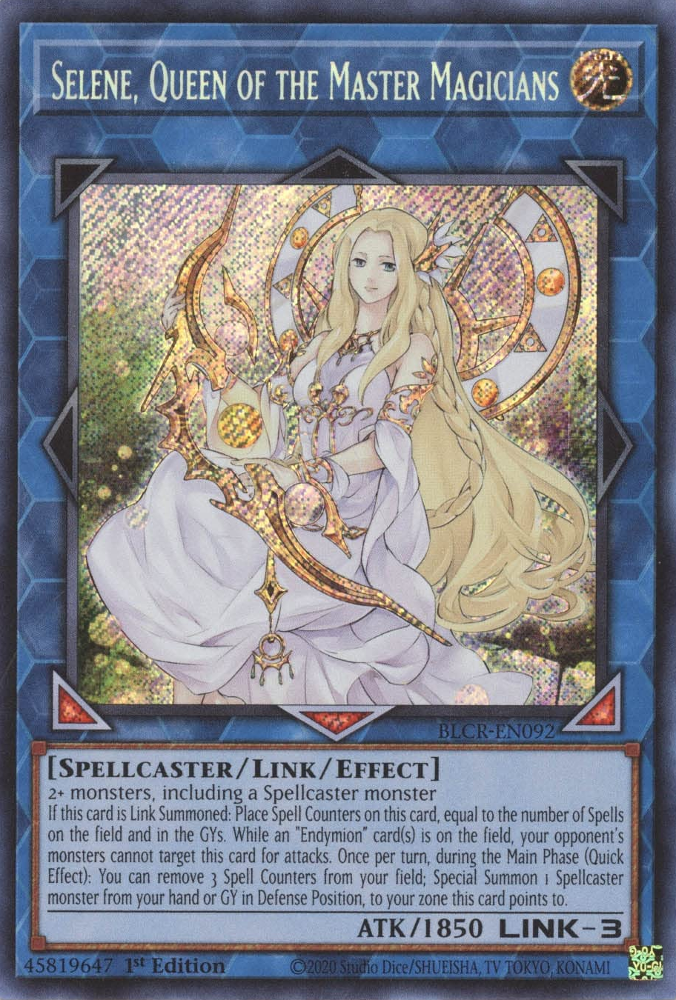 Selene, Queen of the Master Magicians [BLCR-EN092] Secret Rare | Enigma On Main