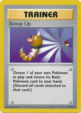 Scoop Up (78/102) [Base Set Shadowless Unlimited] | Enigma On Main