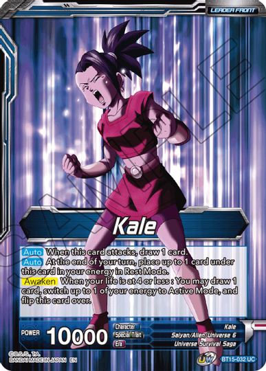 Kale // Kale, Demon of Universe 6 (BT15-032) [Saiyan Showdown Prerelease Promos] | Enigma On Main