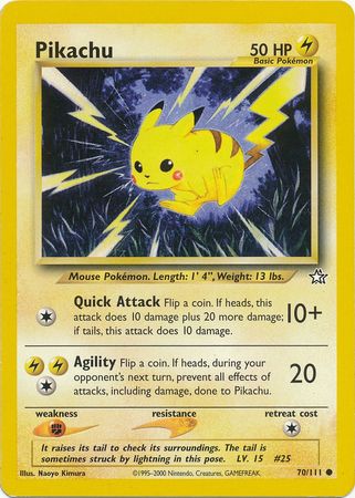 Pikachu (70/111) [Neo Genesis Unlimited] | Enigma On Main