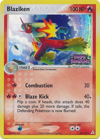 Blaziken (20/110) (Stamped) [EX: Holon Phantoms] | Enigma On Main