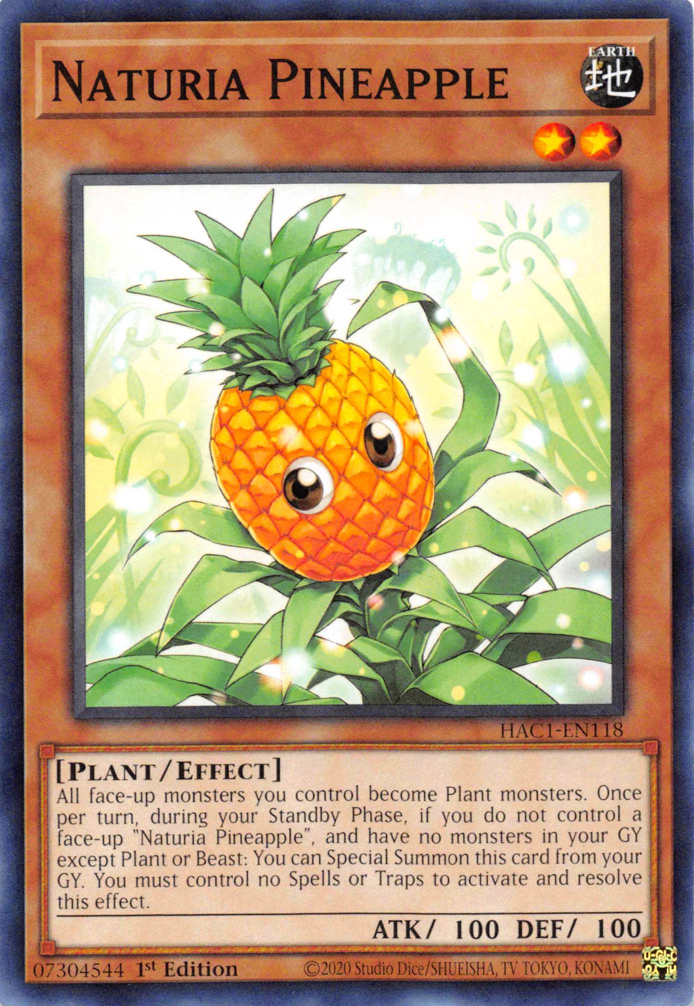 Naturia Pineapple [HAC1-EN118] Common | Enigma On Main