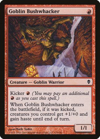 Goblin Bushwhacker [Zendikar] | Enigma On Main