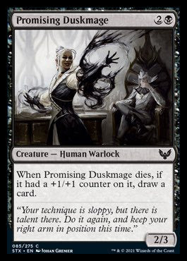 Promising Duskmage [Strixhaven: School of Mages] | Enigma On Main