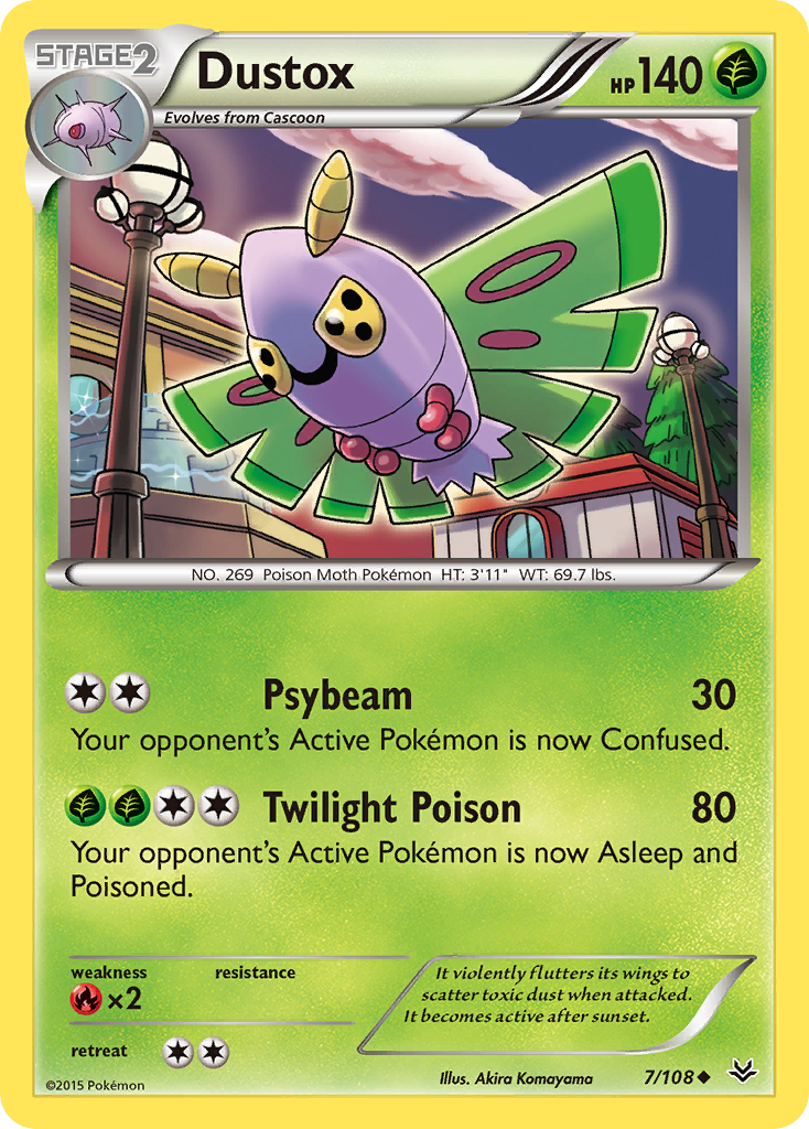 Dustox (7/108) [XY: Roaring Skies] | Enigma On Main