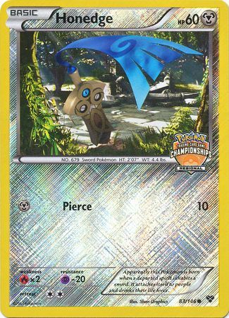 Honedge (83/146) (Regional Championship Promo) [XY: Base Set] | Enigma On Main