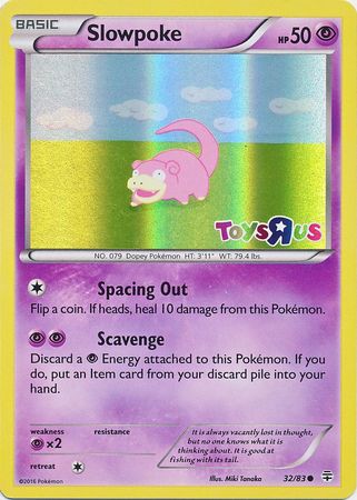 Slowpoke (32/83) (Toys R Us Promo) [XY: Generations] | Enigma On Main