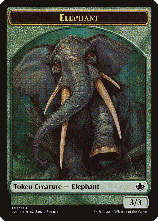 Elephant Token (Garruk vs. Liliana) [Duel Decks Anthology Tokens] | Enigma On Main