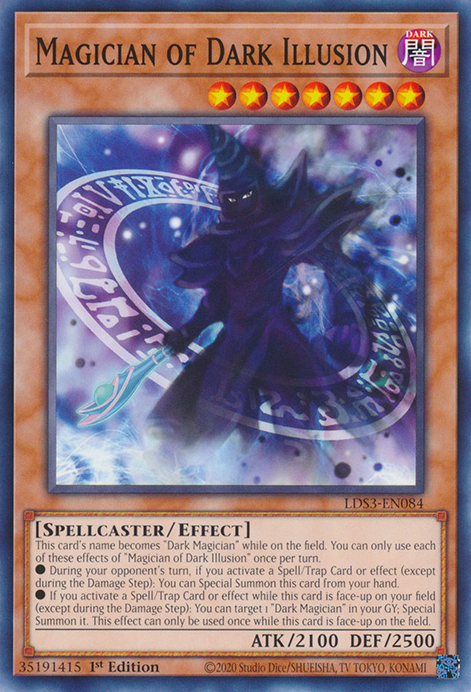 Magician of Dark Illusion [LDS3-EN084] Common | Enigma On Main