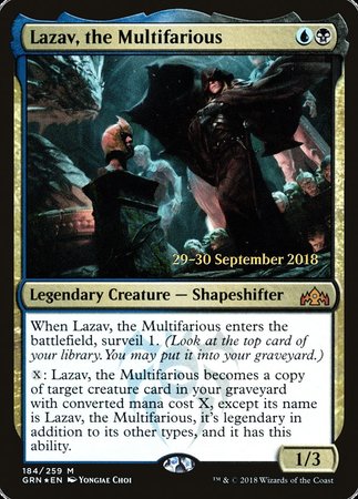 Lazav, the Multifarious [Guilds of Ravnica Promos] | Enigma On Main