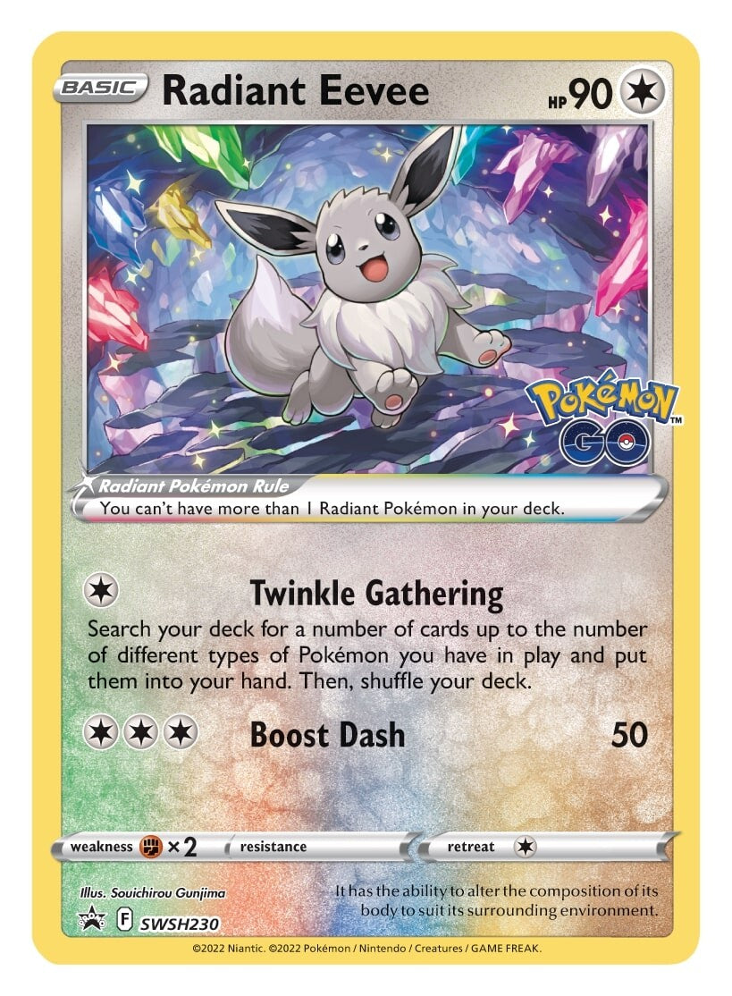 Radiant Eevee (SWSH230) [Sword & Shield: Black Star Promos] | Enigma On Main