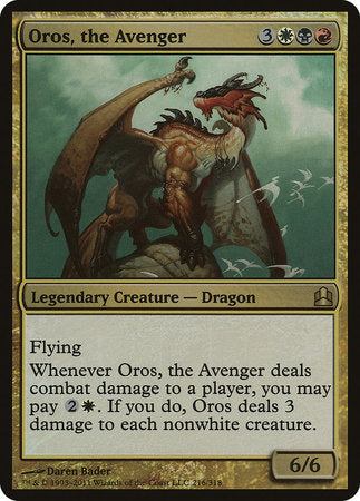 Oros, the Avenger (Oversized) [Commander 2011 Oversized] | Enigma On Main