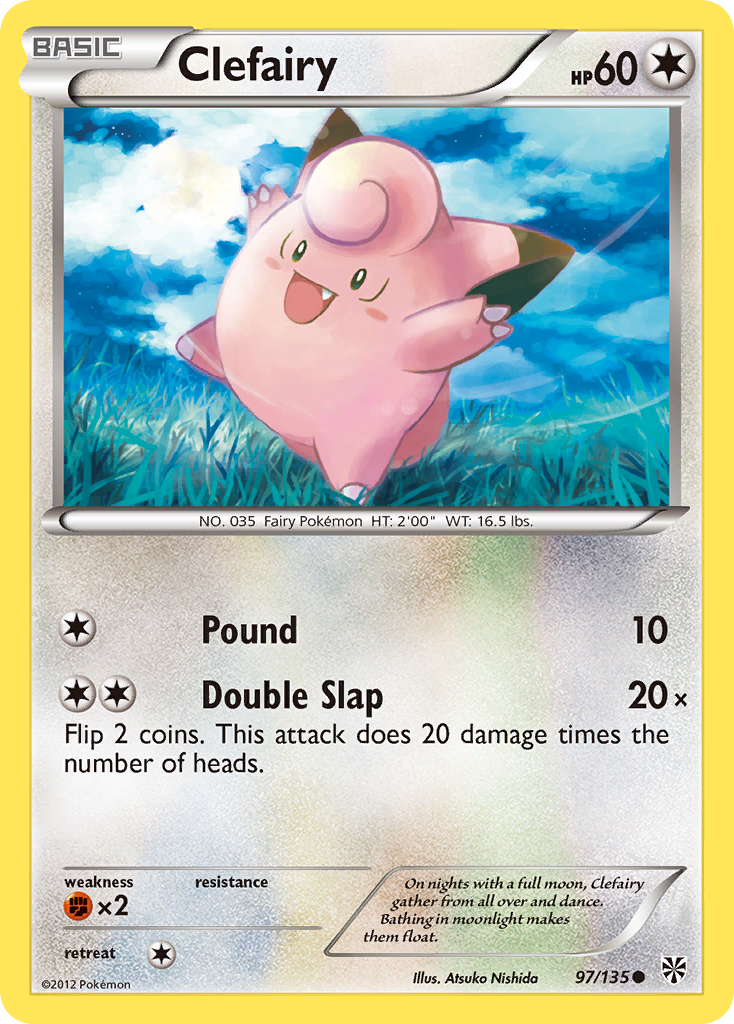 Clefairy (97/135) [Black & White: Plasma Storm] | Enigma On Main