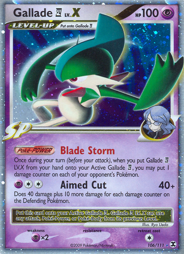 Gallade LV.X (106/111) [Platinum: Rising Rivals] | Enigma On Main