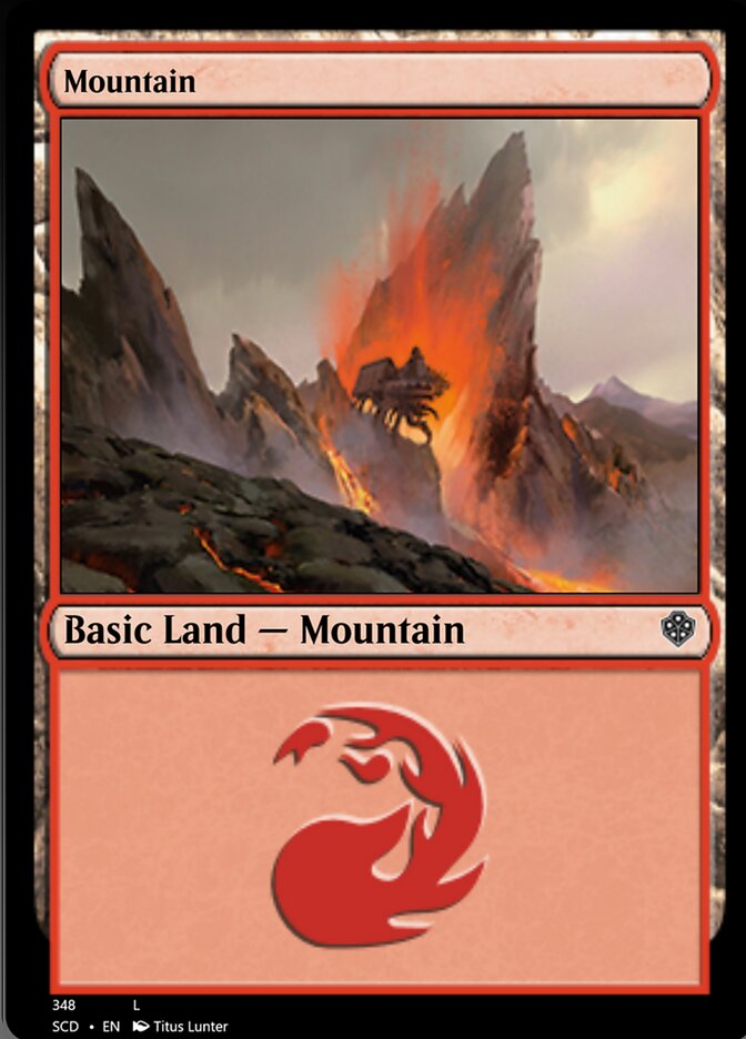 Mountain (348) [Starter Commander Decks] | Enigma On Main