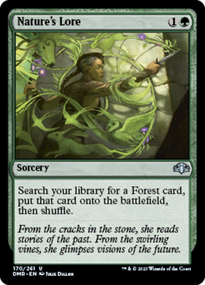 Nature's Lore [Dominaria Remastered] | Enigma On Main