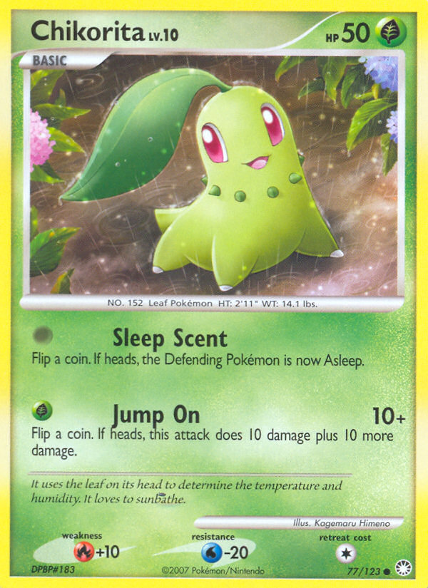 Chikorita (77/123) [Diamond & Pearl: Mysterious Treasures] | Enigma On Main